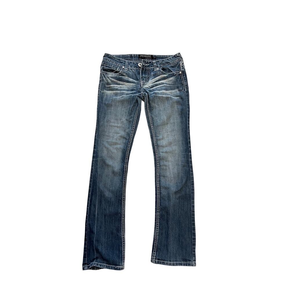 Premiere By Rue 21 Y2k  Low Rise Bootcut Denim Jeans, Size 3/4R